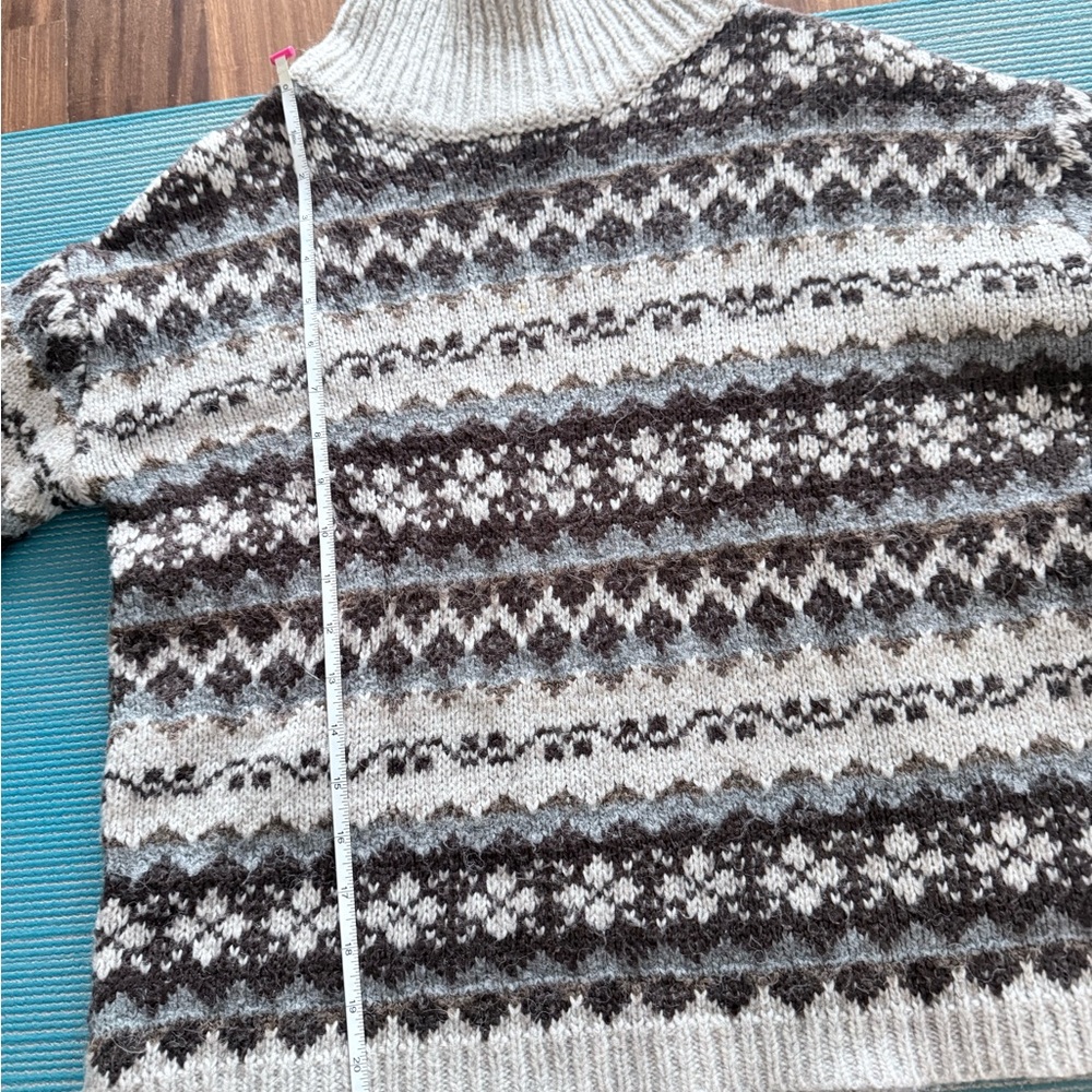 NILI LOTAN fair isle sweater XS - Picture 7 of 10